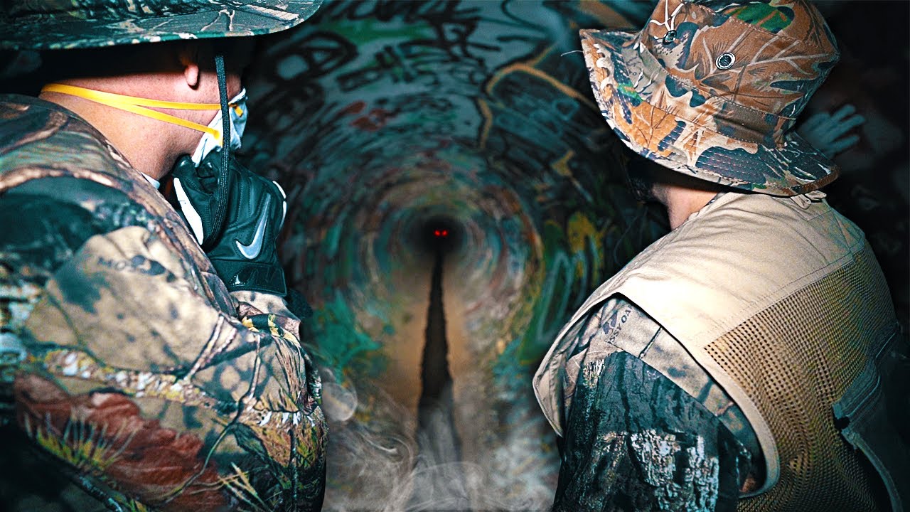 We shouldn't have made it out of the haunted tunnel. Live footage