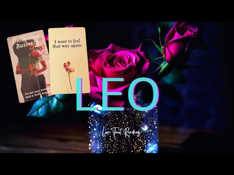 LEO THE PERSON YOU'RE NOT TALKING TOO RIGHT NOW! #tarot #leo #love #heart #horoscope