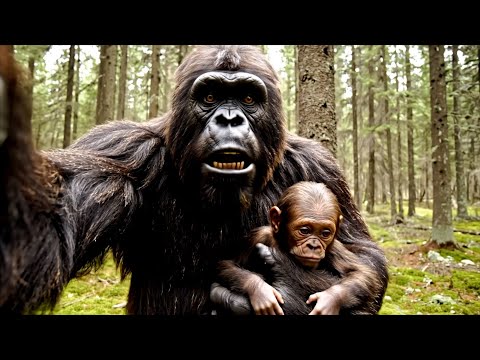 Bigfoot Found a Bigfoot Baby in The Forest!