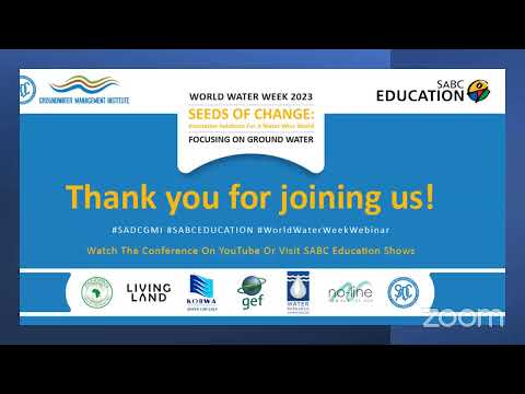 Seeds of Change: Innovative Solutions for a Water-Wise World – Focusing on Groundwater