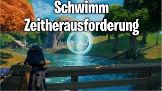 Absolviere eine Schwimm Zeitherausforderung bei Weeping Woods oder Coral Castle | Fortnite ORTE