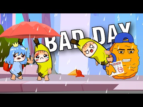 Banana Cat Family 🐱🍌 Cry 😿 and Happy 😸🥰 FUNNY FAMILY #28