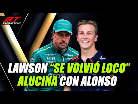 🚨¡INCREIBLE! LIAM LAWSON "SE VOLVIÓ LOCO" ALUCINA con ALONSO y YA LO QUIERE RETIRAR de F1 🤬