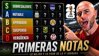 MUNDIAL 2026 | Análisis ¿Sorpresas? y Notas de las 1ª Fecha
