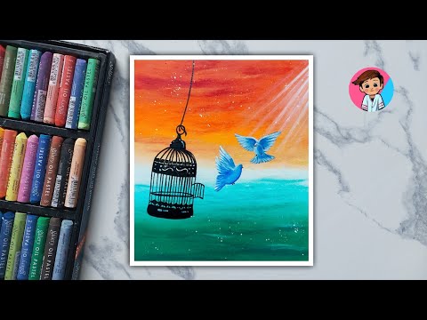 Republic day drawing with oil pastels : tutorial #shorts