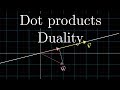 Understanding Dot Products and Linear Transformations