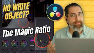 Get Accurate Colors Even Without a White Object. DaVinci Resolve.