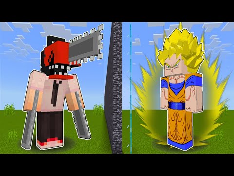 I Cheated with CHAINSAW MAN vs GOKU Mob Battle Competition!