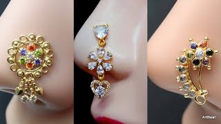 Nose-pin Designs - Party Wear, Bridal Wear & Trendy Designer Nose pins.