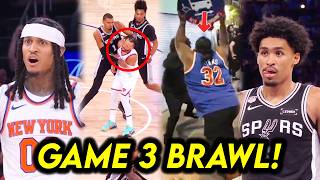 RAMBULAN pagkatapos ng Game! Clarkson vs Harper palitan ng Tres! Spurs vs Knicks Finals Game 3