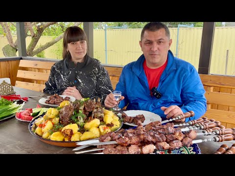 Разделали Барана на 25 Кг и приготовили вкусные блюда на ужин