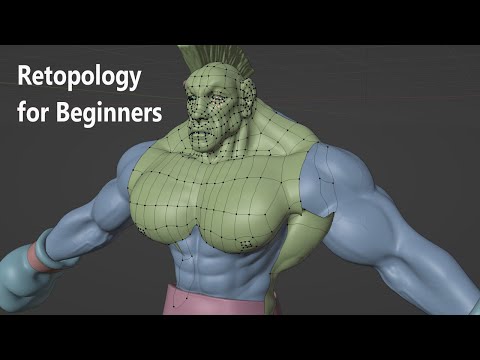 Blender Tutorial-Retopology for Beginners