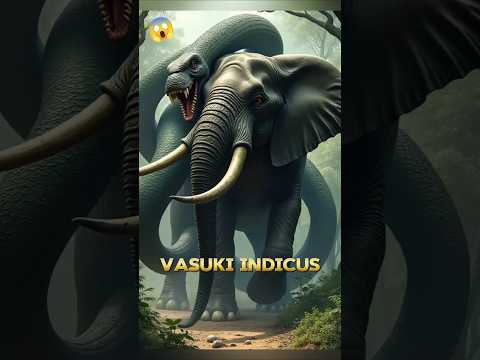 World Largest Snake 🐍 || VASUKI INDICUS || #shorts