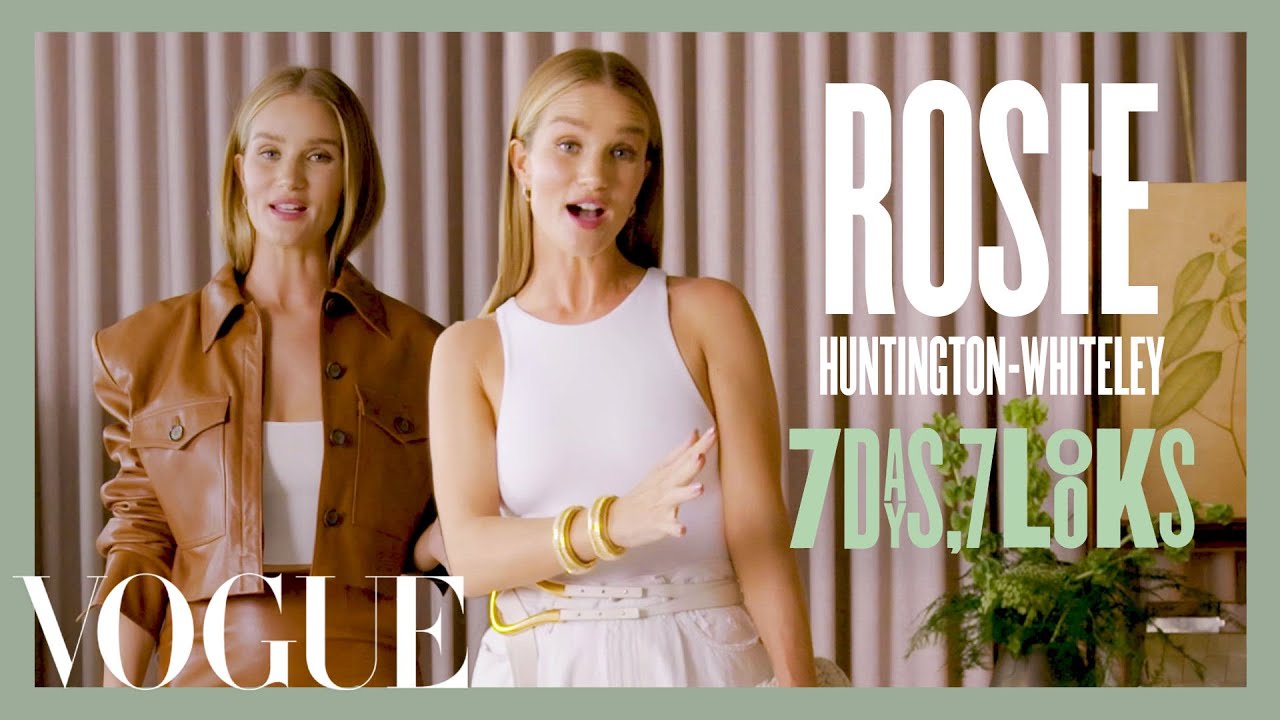 Every Outfit Rosie Huntington-Whiteley Wears in a Week - 7 Days, 7 Looks