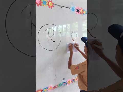 Adli gambarlah huruf R lagi‼️