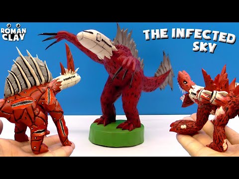 Making The Infected Sky Aircraft Creatures with Clay