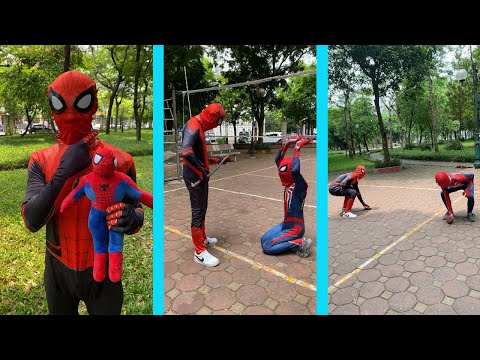 Spiderman prank haha #shorts #tiktok #trending