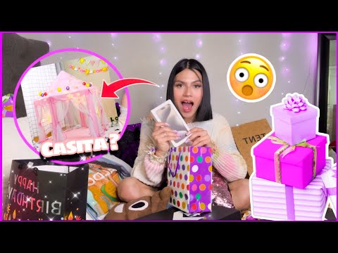 ABRIENDO REGALOS 🎁 DE CUMPLEAÑOS /Selena Reyez ￼