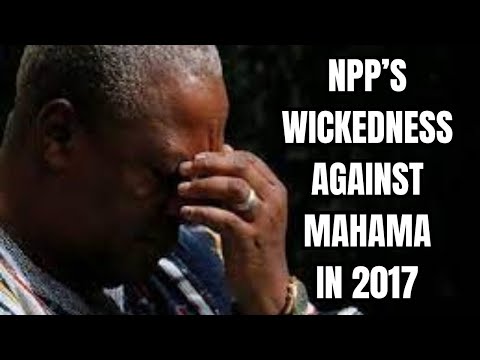 This letter from Mahama shows the WICKEDNESS NPP did towards him in 2017