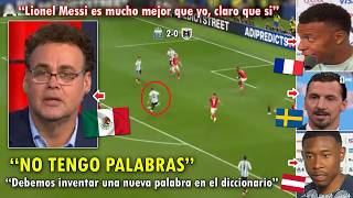 SE QUIEBRAN! PERIODISTAS Y JUGADORES DE TODO EL MUNDO de RODILLAS ante LIONEL MESSI con ARGENTINA