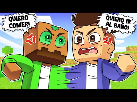 FUSIONAMOS Nuestros Cuerpos en Minecraft!