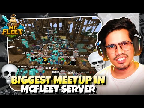 Biggest Meetup 💀 In Mcfleet Server | Danger Sky