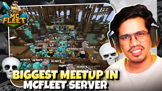 Biggest Meetup 💀 In Mcfleet Server | Danger Sky