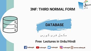 3NF: Third Normal Form