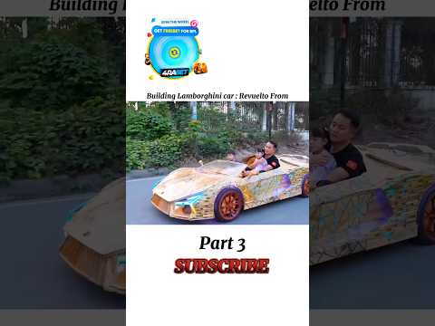 Part 3 🏎️ Building Lamborghini car : Revuelto From #shorts #car