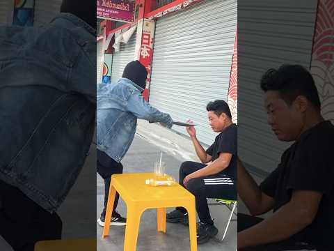 Cướp xe máy táo tợn 👮 #martialarts #kungfu #congan #usa
