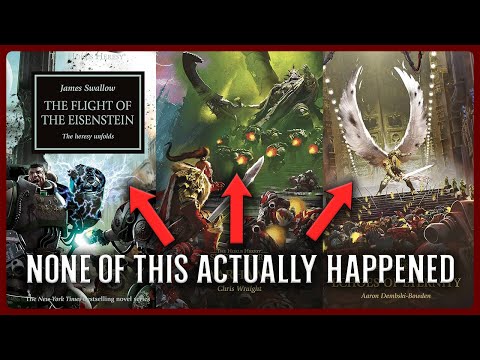 Which Warhammer 40k Book Covers Never Actually Happened In The Lore?