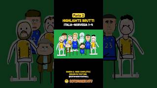 Italia umiliata dalla Norvegia. 1-4 | HIGHLIGHTS BRUTTI  #highlightsbrutti  #highlights