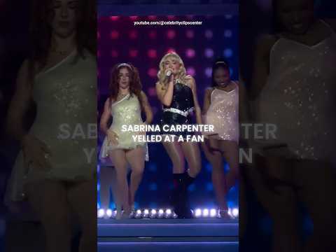 How Sabrina Carpenter yelled at her crowd during 'Juno' in Philly 😱😂 #sabrinacarpenter #concert