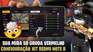 ATUALIZADA!! MELHOR  SENSIBILIDADE E DPI XIAOMI REDMI NOTE 8 FREE FIRE 2026