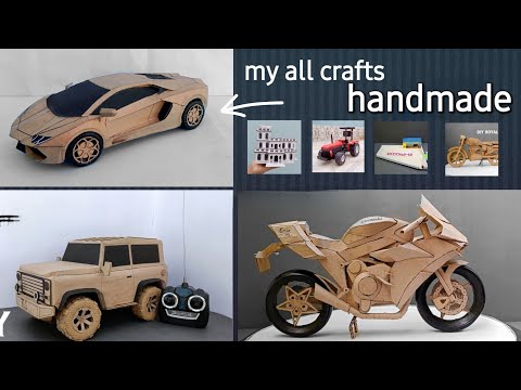 my all working cardboard crafts || DIY cardboard crafts || #cardboard #diy