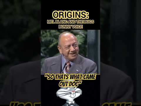 Origins: The Bugs Bunny voice๐ฒ #shorts #bugsbunny #tonightshow