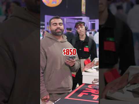 This Is The Best Negotiator I’ve Ever Seen! #foryou #sneaker #business #viral