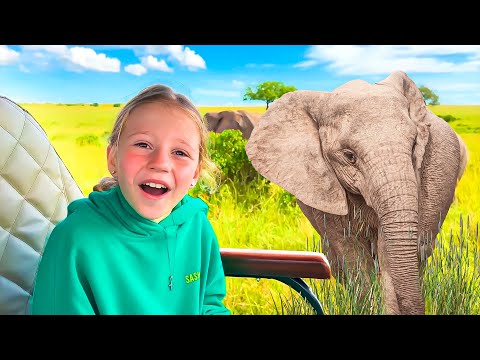 Family safari in Africa from Nastya and dad