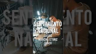 Sentimiento Nacional by @Guaco & @C4Trio! 🔥🔥🔥 #Drums #Studio #Venezuela #Shorts