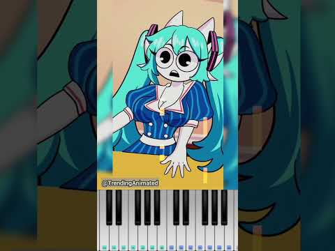 Sprunki Wenda turn into MIKU | Sprunki @AnimatedTrendd - Piano Tutorial