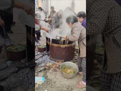 Trung Quốc nông thôn ăn uống #shorts