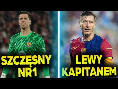 SZCZĘSNY NUMEREM 1 W BARCELONIE | LEWANDOWSKI KAPITANEM BARCELONY - CZY WYPADŁ Z PIERWSZEGO SKŁADU?