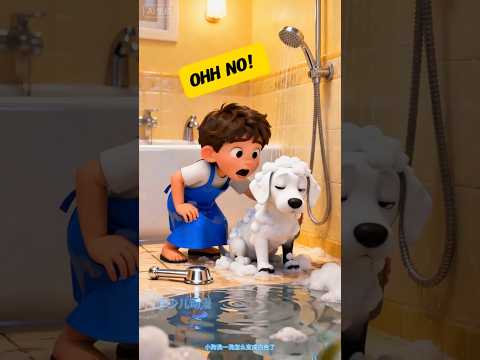 The puppy's entire body turned white. 🐥 #DuckRescue​ #CuteAnimal​ #AnimalRescue​ penw