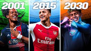 A incrível EVOLUÇÃO das camisas de futebol ⏩