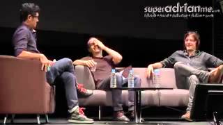 Andrew Lincoln & Norman Reedus Funny Moments in Singapore 2
