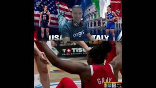 USA - ITALY GAME HIGHLIGHTS🔥🏀
