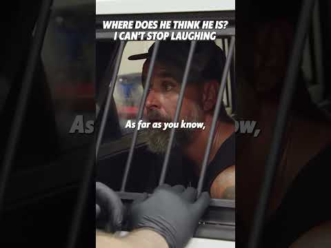 "Do you have any weapons on you right now?"  Full clip on: Crime & Investigation on A&E and A&E