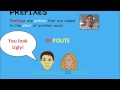 Understanding Prefixes and Root Words