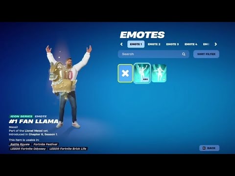 el nuevo emote de Leo Messi fortnite