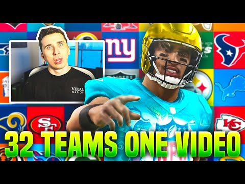 WINNING A GAME WITH EVERY NFL TEAM IN ONE VIDEO!
